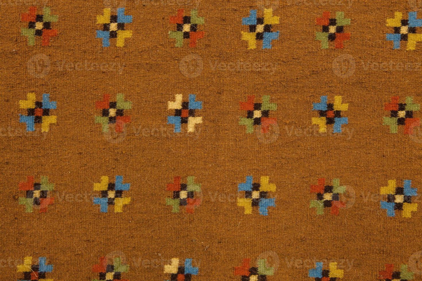 Romanian folk seamless pattern ornaments. Romanian traditional embroidery. Ethnic texture design. Traditional carpet design. Carpet ornaments. Rustic carpet design. photo