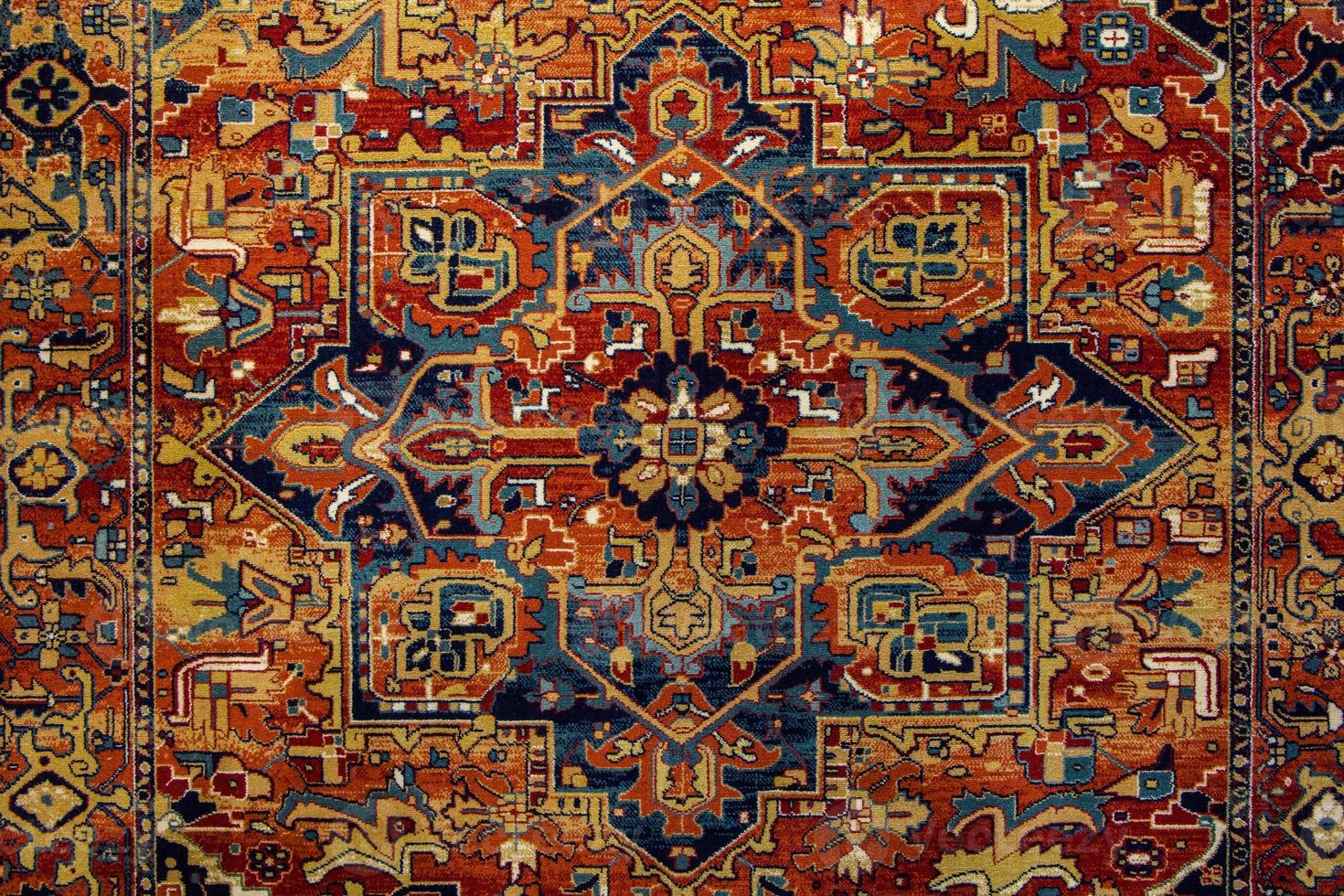 Romanian folk seamless pattern ornaments. Romanian traditional embroidery. Ethnic texture design. Traditional carpet design. Carpet ornaments. Rustic carpet design photo