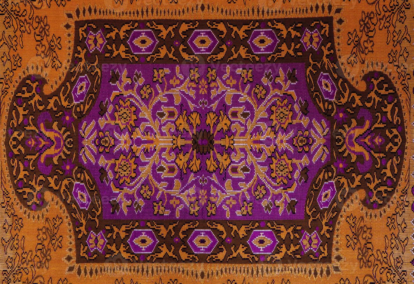 Romanian folk seamless pattern ornaments. Romanian traditional embroidery. Ethnic texture design. Traditional carpet design. Carpet ornaments. Rustic carpet design photo