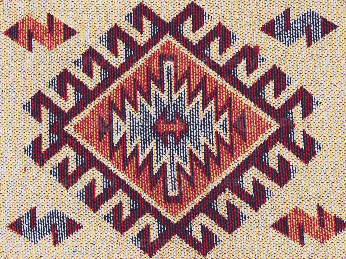 Romanian folk seamless pattern ornaments. Romanian traditional embroidery. Ethnic texture design. Traditional carpet design. Carpet ornaments. Rustic carpet design. photo