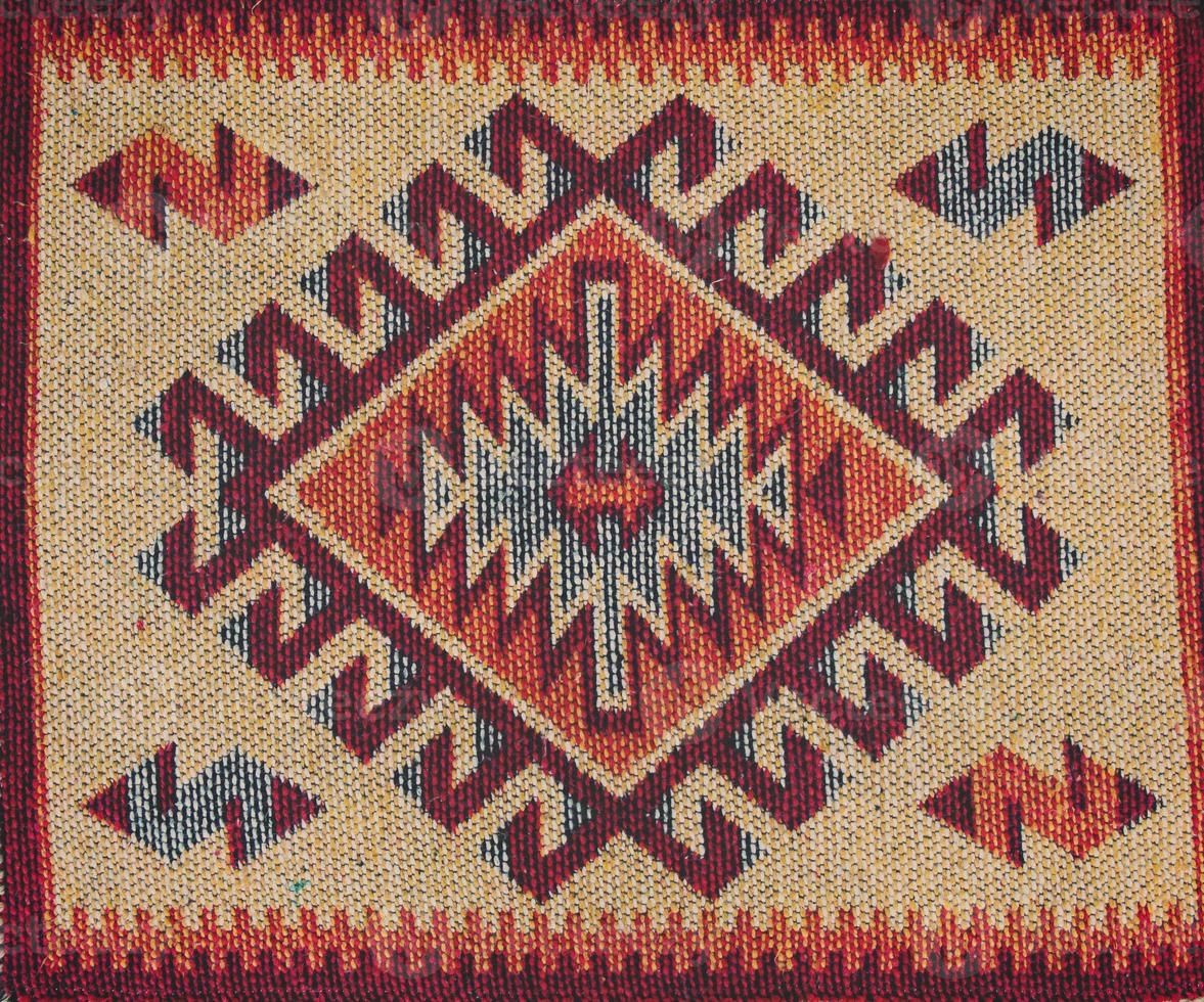 Romanian folk seamless pattern ornaments. Romanian traditional embroidery. Ethnic texture design. Traditional carpet design. Carpet ornaments. Rustic carpet design. photo