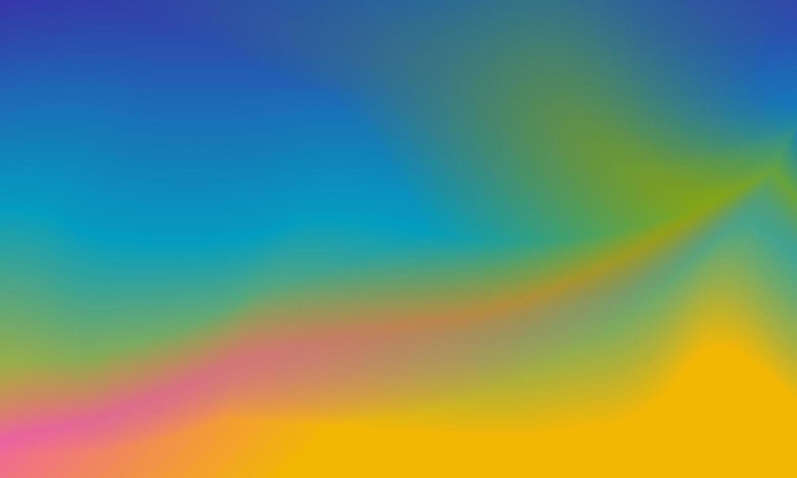 Beautiful yellow, red and blue gradient background smooth and soft texture vector