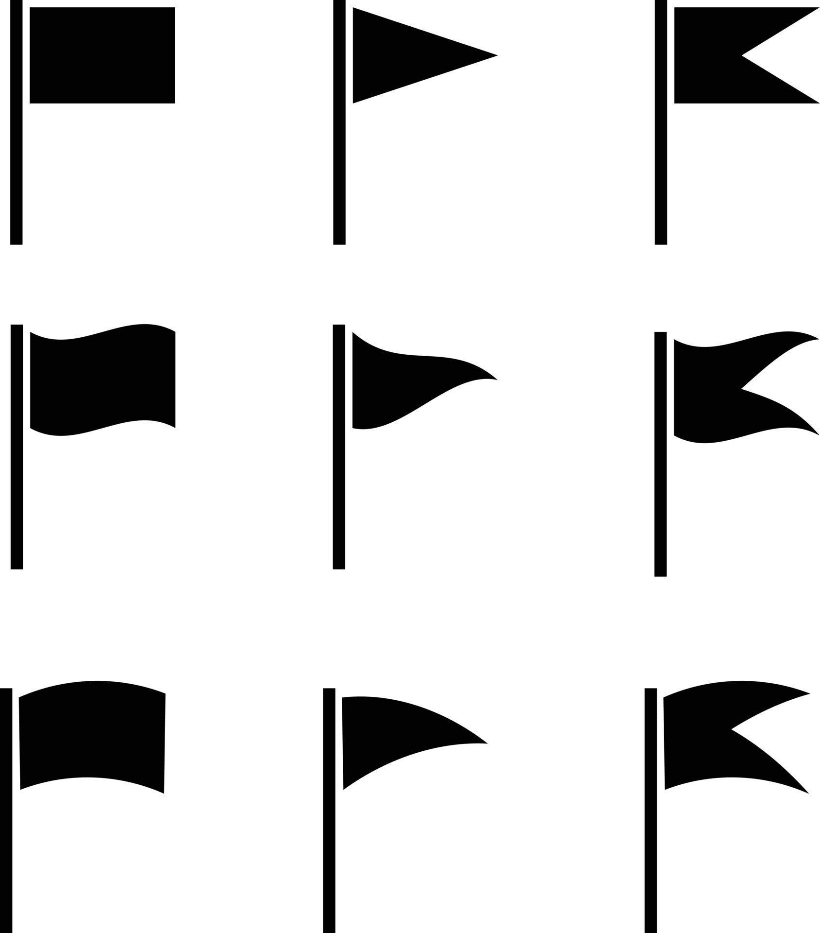 flag icons set on white background. flat style. flag icons for your web