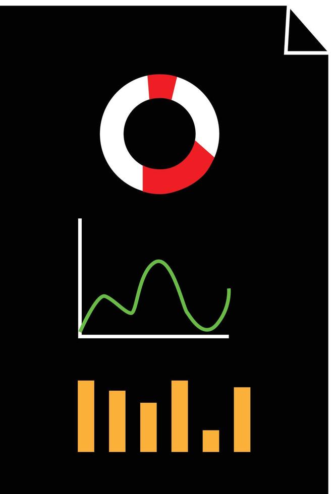 financial analytics icon on white background. economy sign. business analytics logo. flat style. analytics symbol. vector