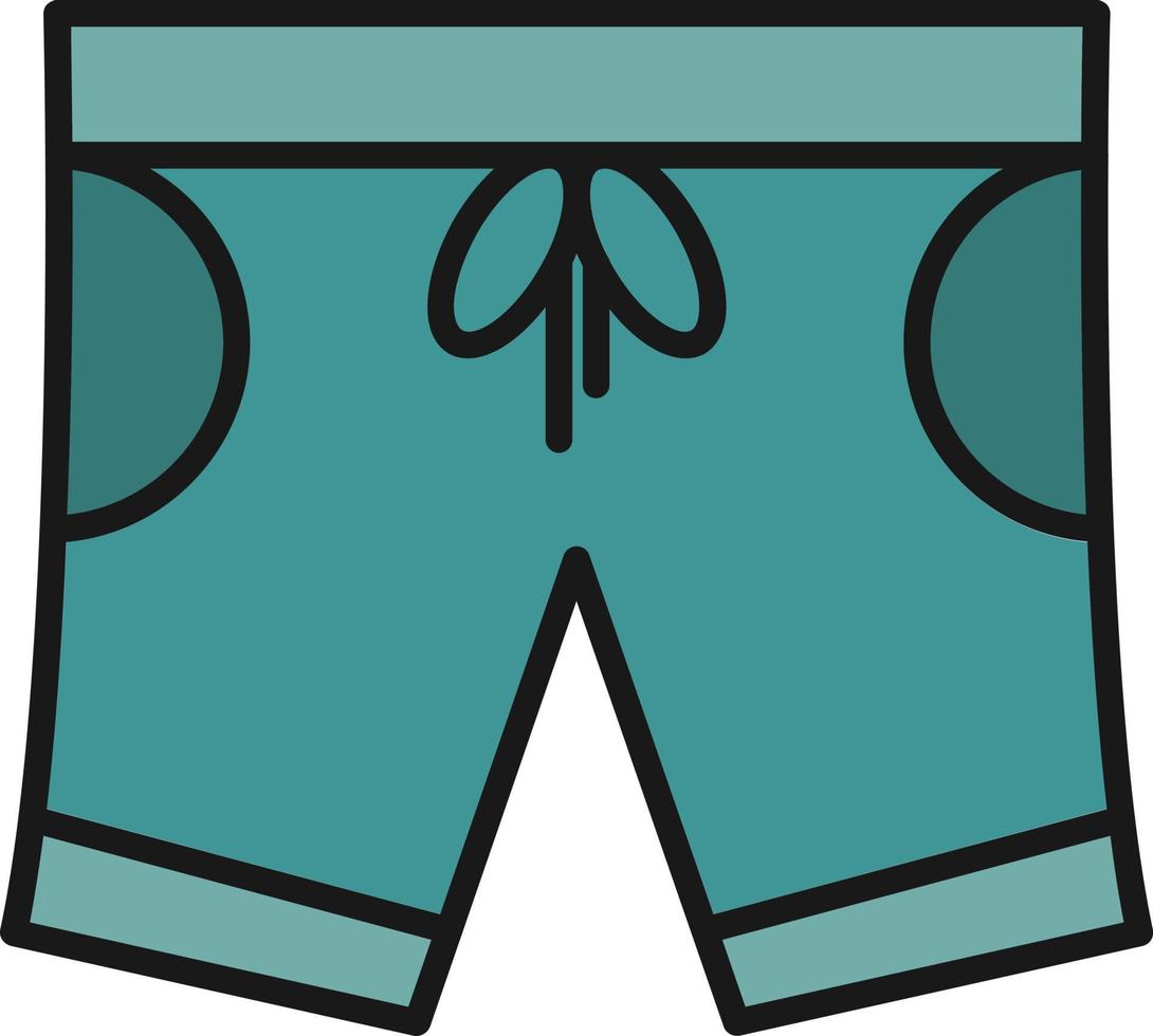 Short Line Filled vector
