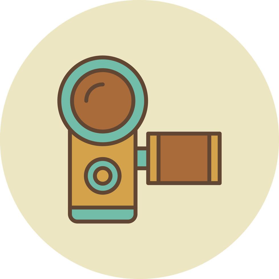 Video Recorder Filled Retro vector