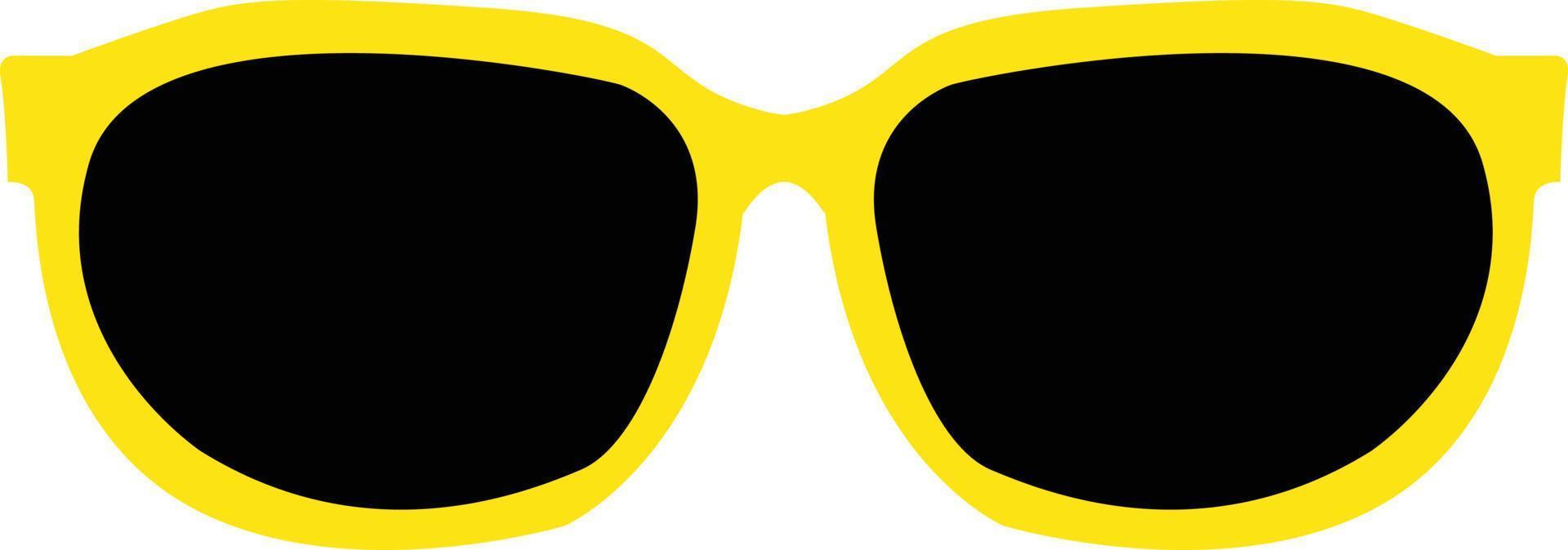 Verano de los años 80 sobre fondo blanco. signo de gafas de sol. símbolo de verano de gafas de sol. vector