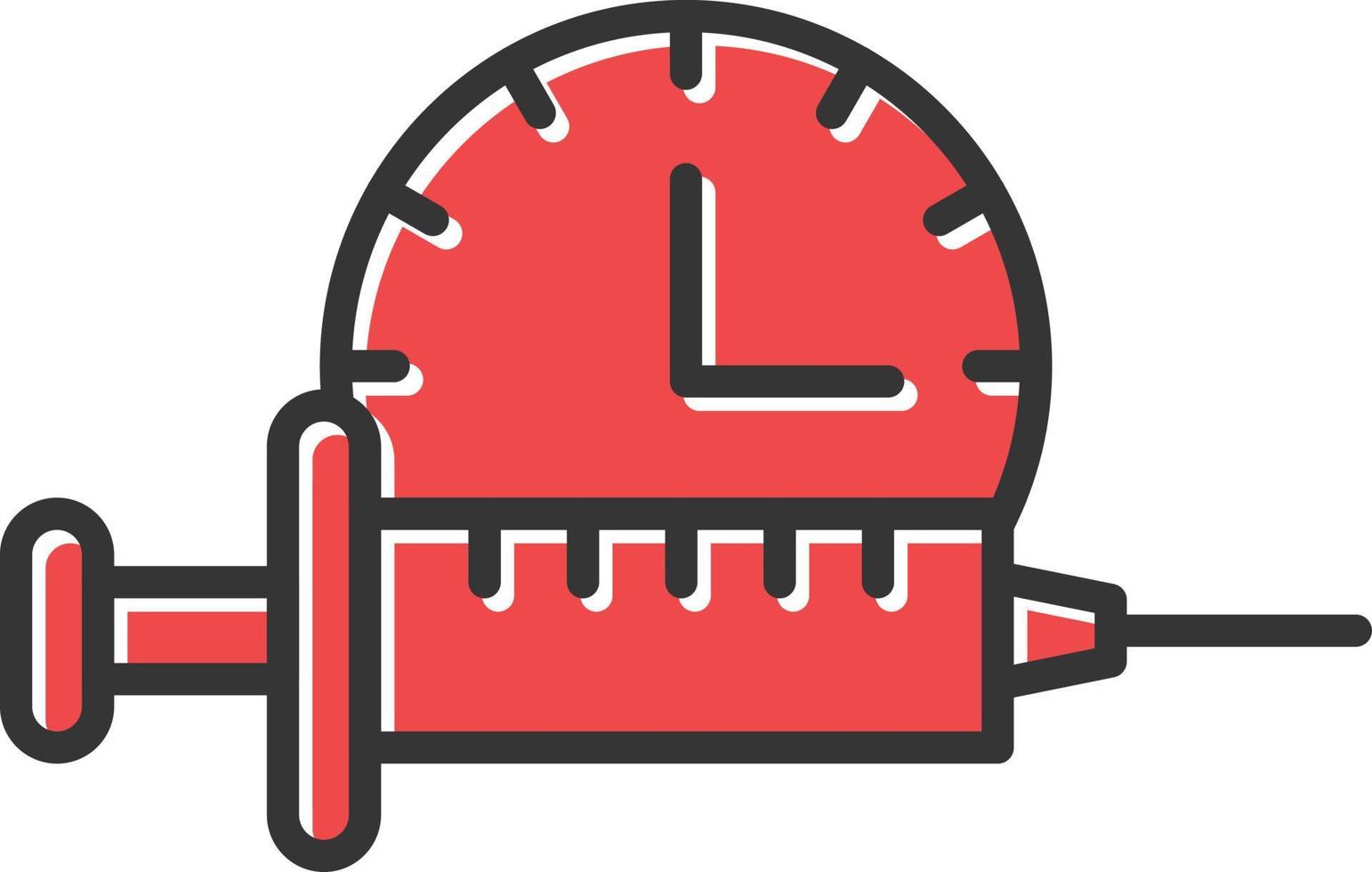 Vaccine Time Filled Retro vector
