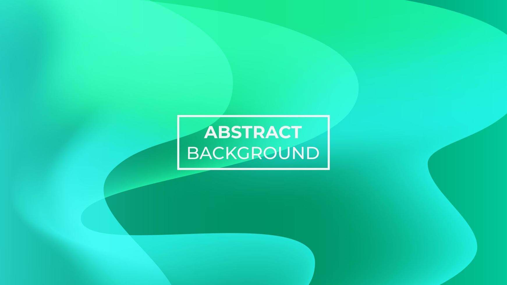 Abstract background with three wave model with green gradient , easy to edit vector