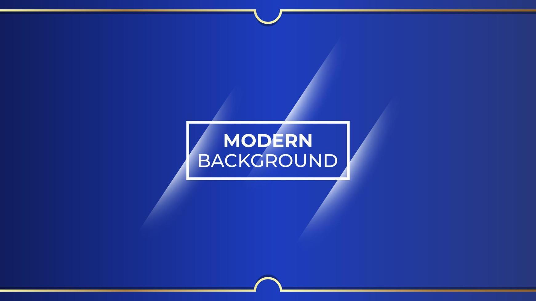 Modern background with dark blue and light blue there are three white lines, easy to edit vector