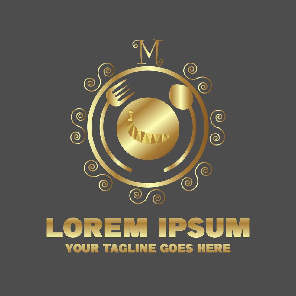 M And Banana Luxury Logo vector
