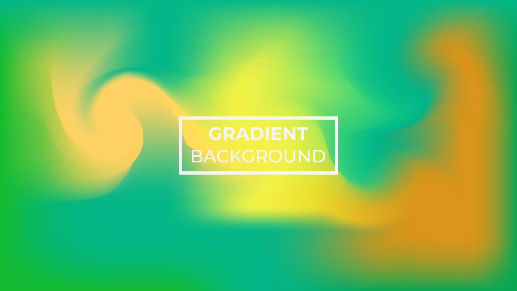 fondo abstracto con una mezcla de colores verde azulado, amarillo y naranja, fácil de editar vector