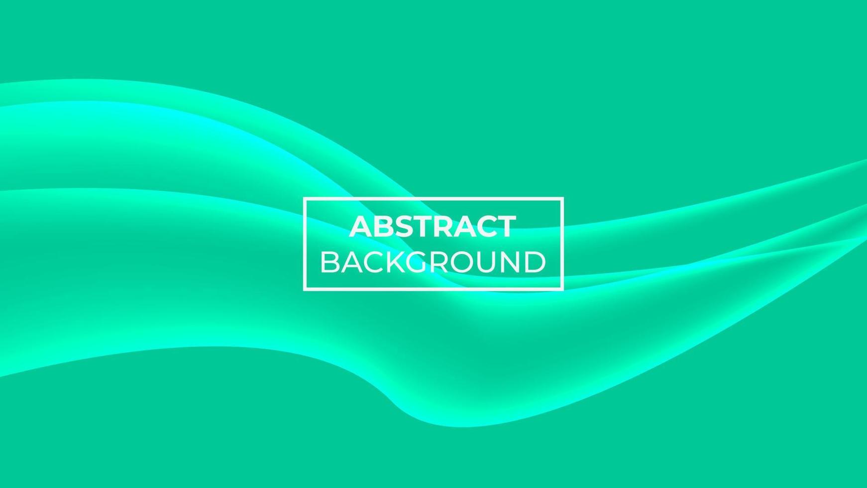 Abstract background with light green color and the effect of three waveforms with pointed ends , easy to edit vector