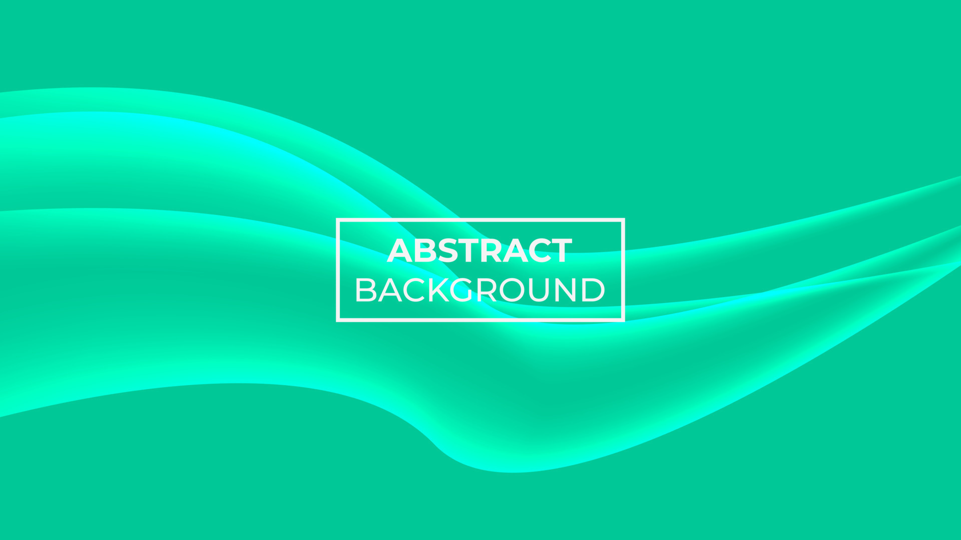 Abstract background with light green color and the effect of three