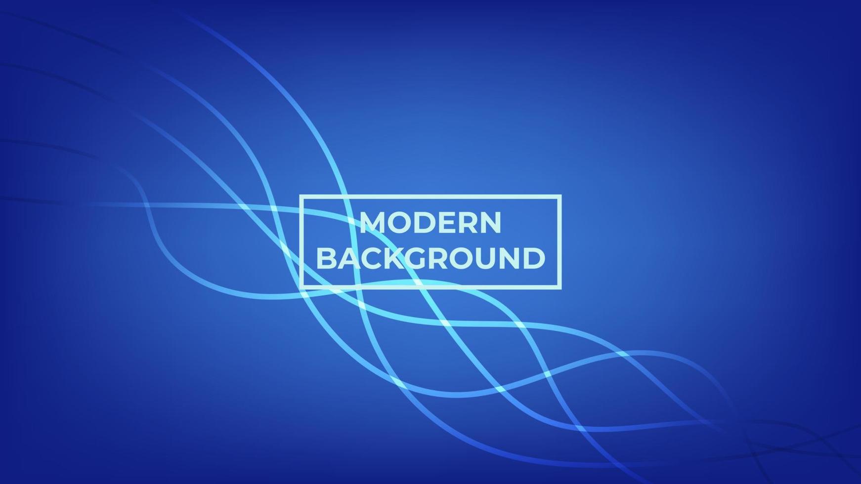Modern background with curved lines in the middle with light blue, easy to edit vector