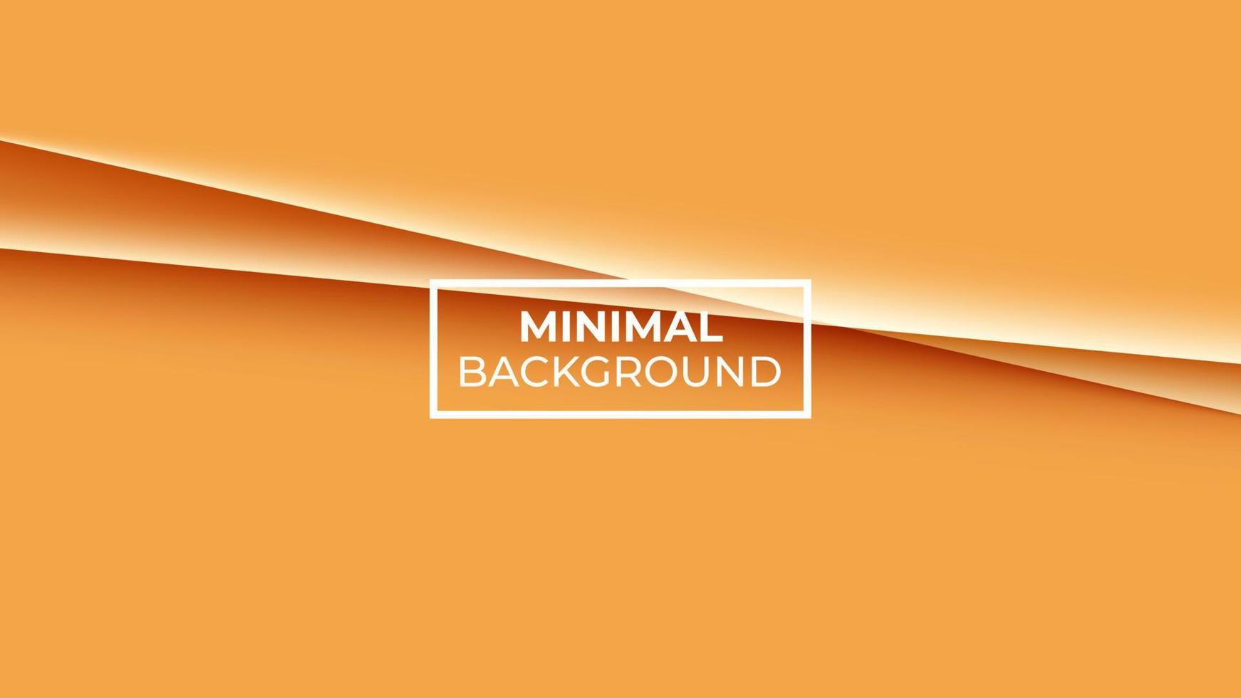 Minimal background orange color with two horizontal lines, easy to edit vector