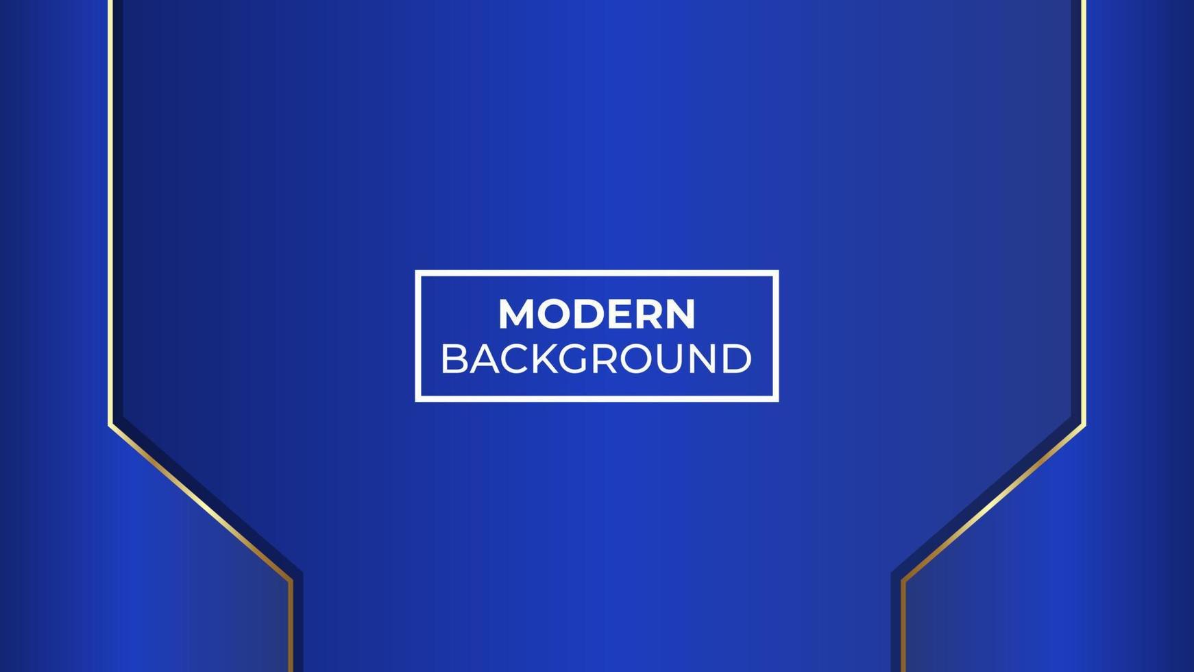 Modern background with a dark blue color and there is a curved line with a gold border, easy to edit vector