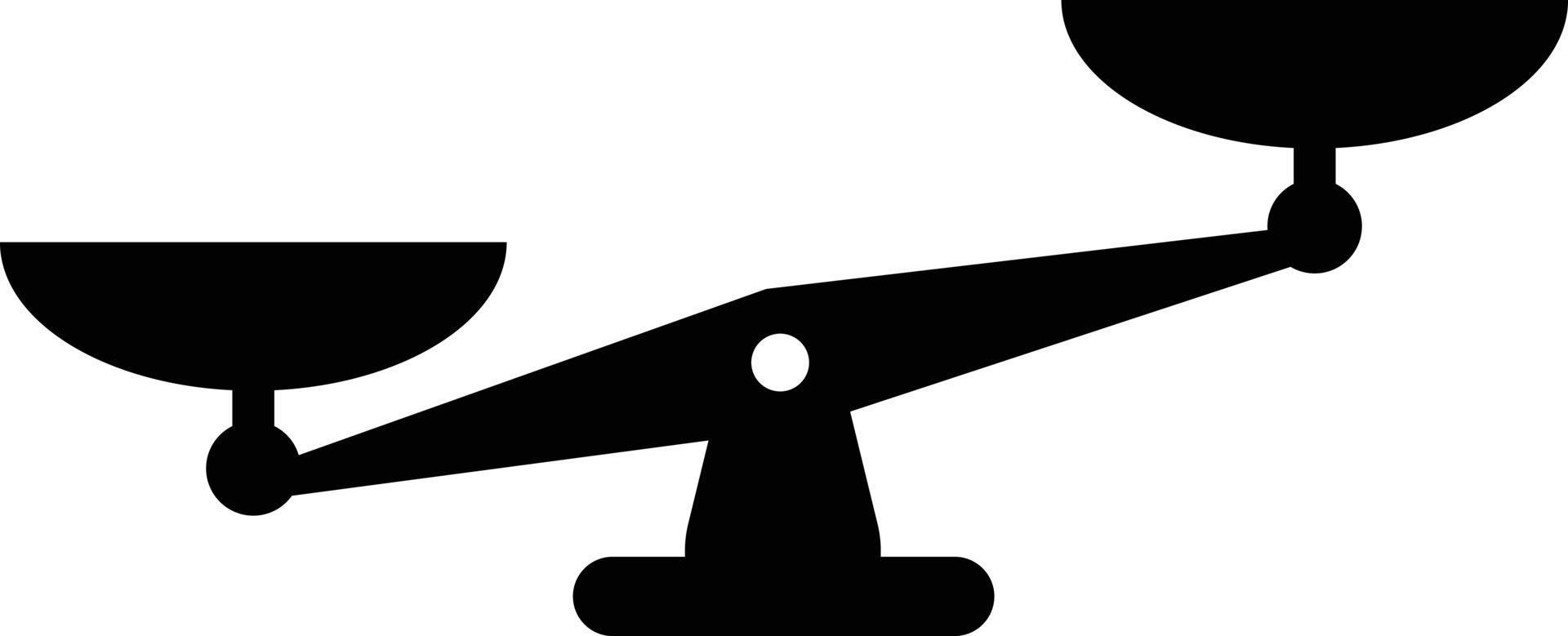 scale icon on white background, balance scale sign. flat style. simple