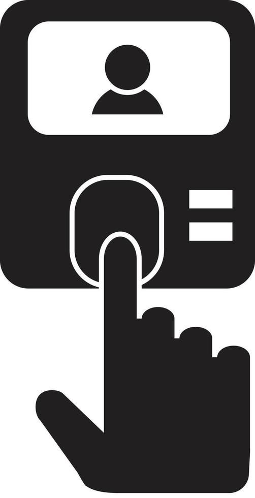 icono de control de acceso sobre fondo blanco. señal de control de acceso. estilo plano vector