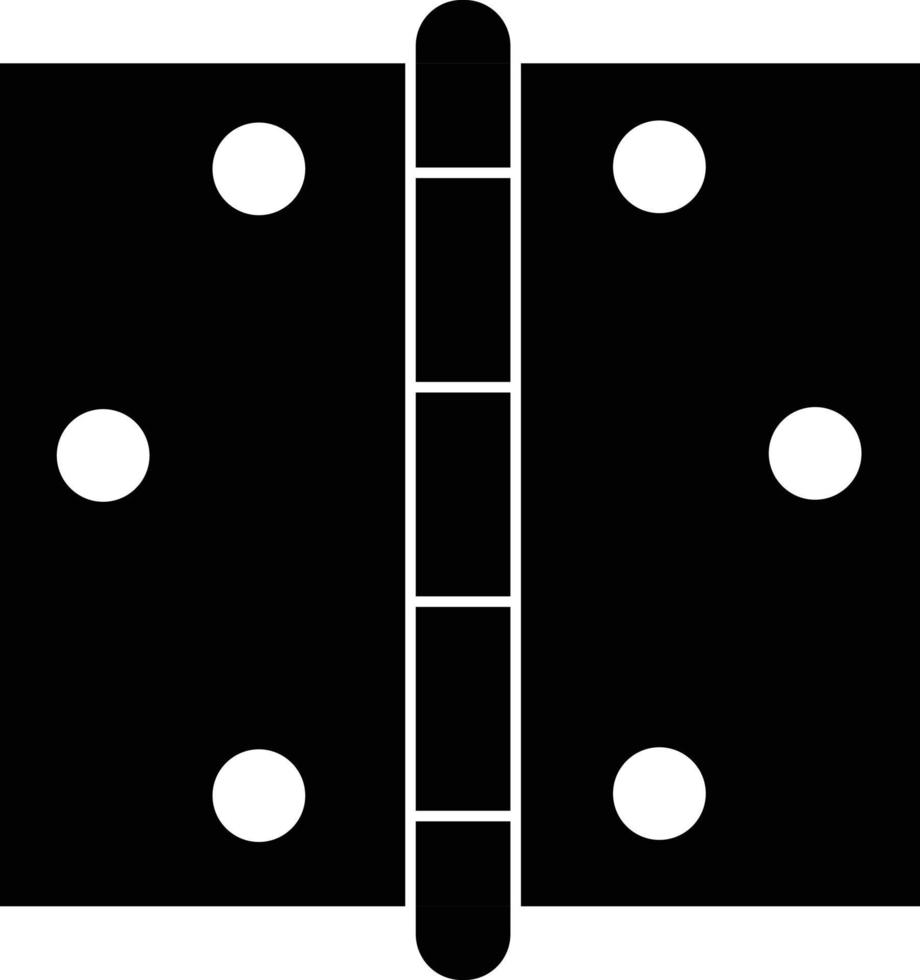 door hinge icon on white background. flat style. door hinge sign. vector