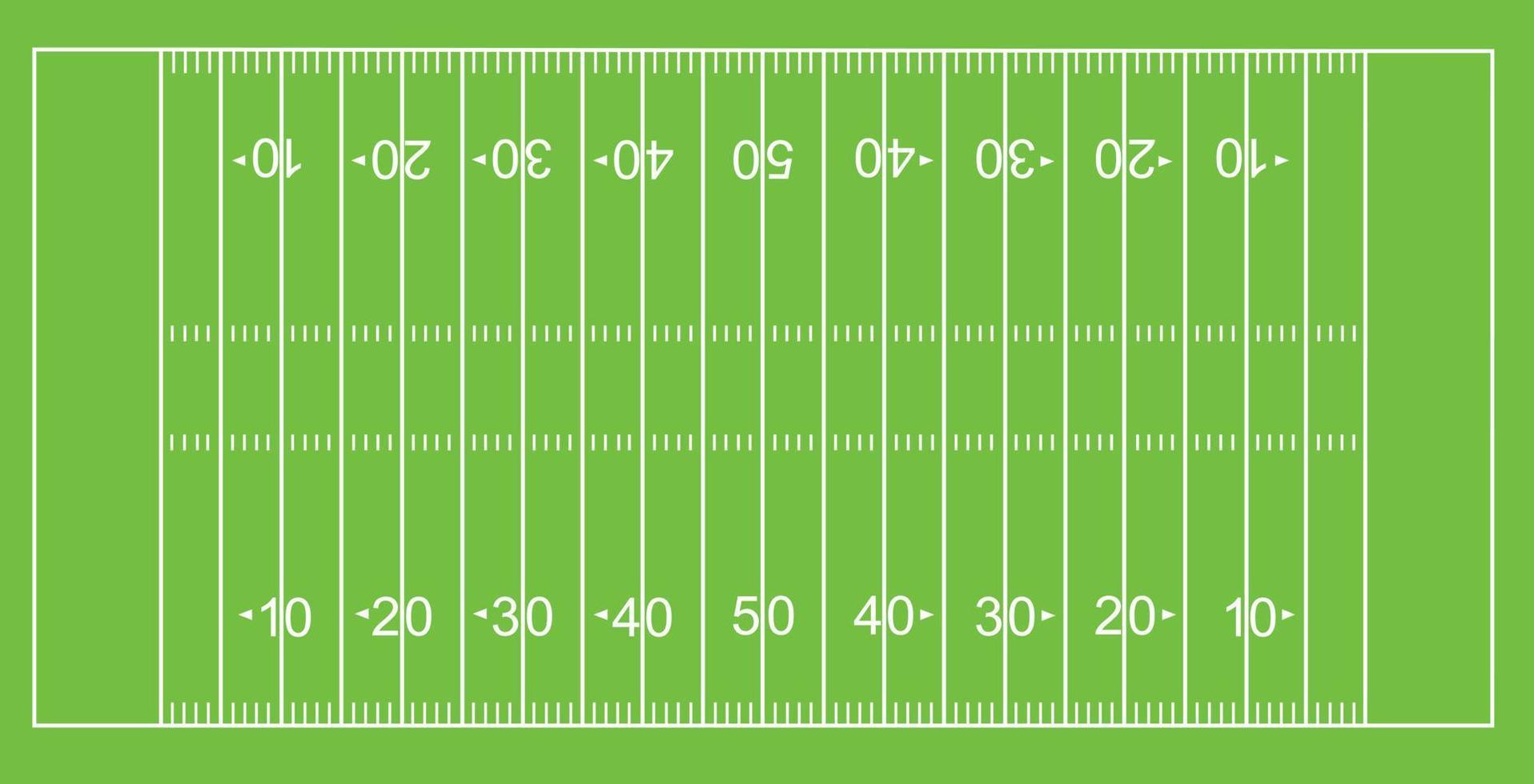 American football field. soccer field in top view. flat style. vector