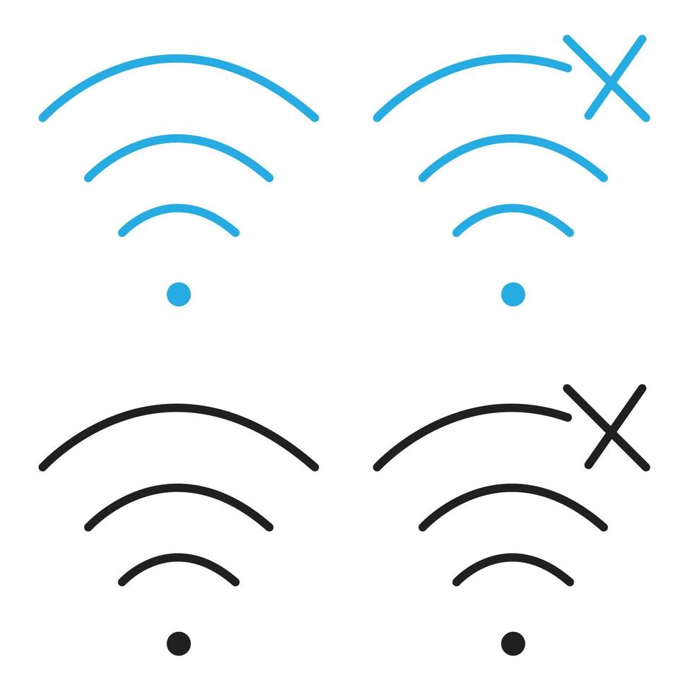 internet connection zone wireless network free wifi signal connection vector