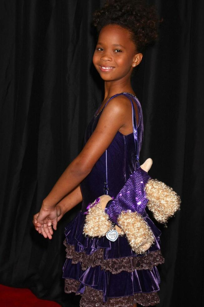 LOS ANGELES, JAN 12 - Quvenzhane Wallis arrives at the 2013 LA Film Critics Awards at InterContinental Hotel on January 12, 2013 in Century City, CA photo