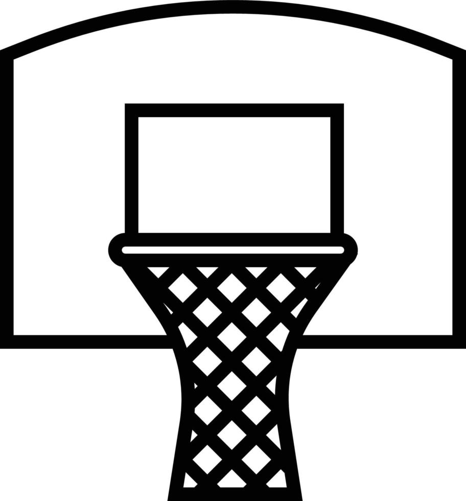 Basketball Net Vector Icon Illustration