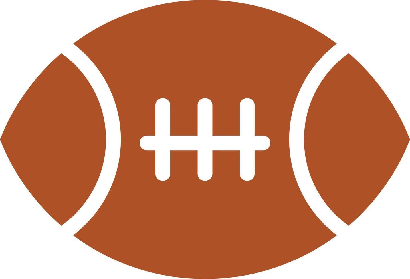 Rugby Ball, American Football Vector Icon