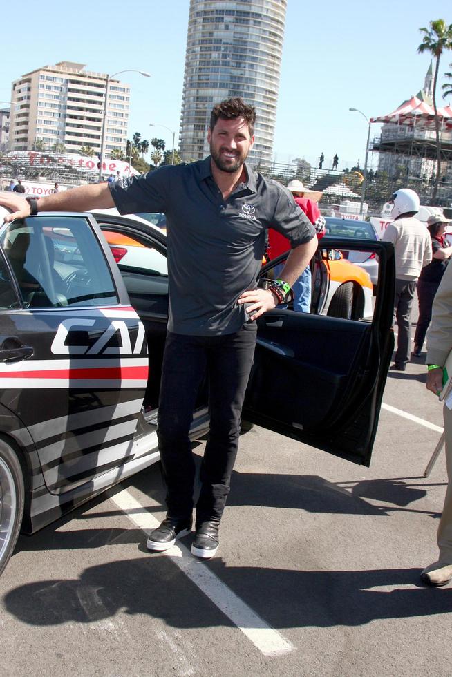 LOS ANGELES, APR 9 - Maksim Chmerkovskiy at the Toyota ProCeleb Race Press Day 2013 at the Toyoto Grand Prix Circuit on April 9, 2013 in Long Beach, CA photo