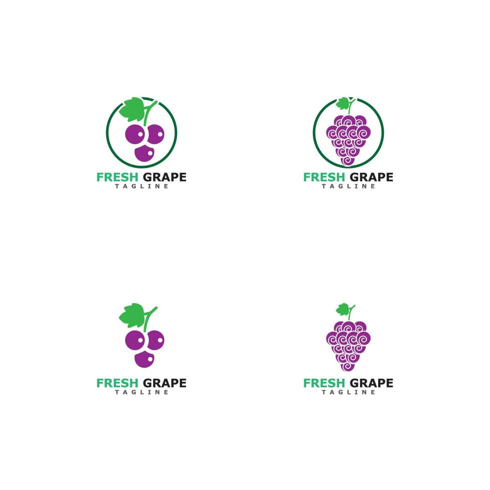 Grapes vector icon illustration design