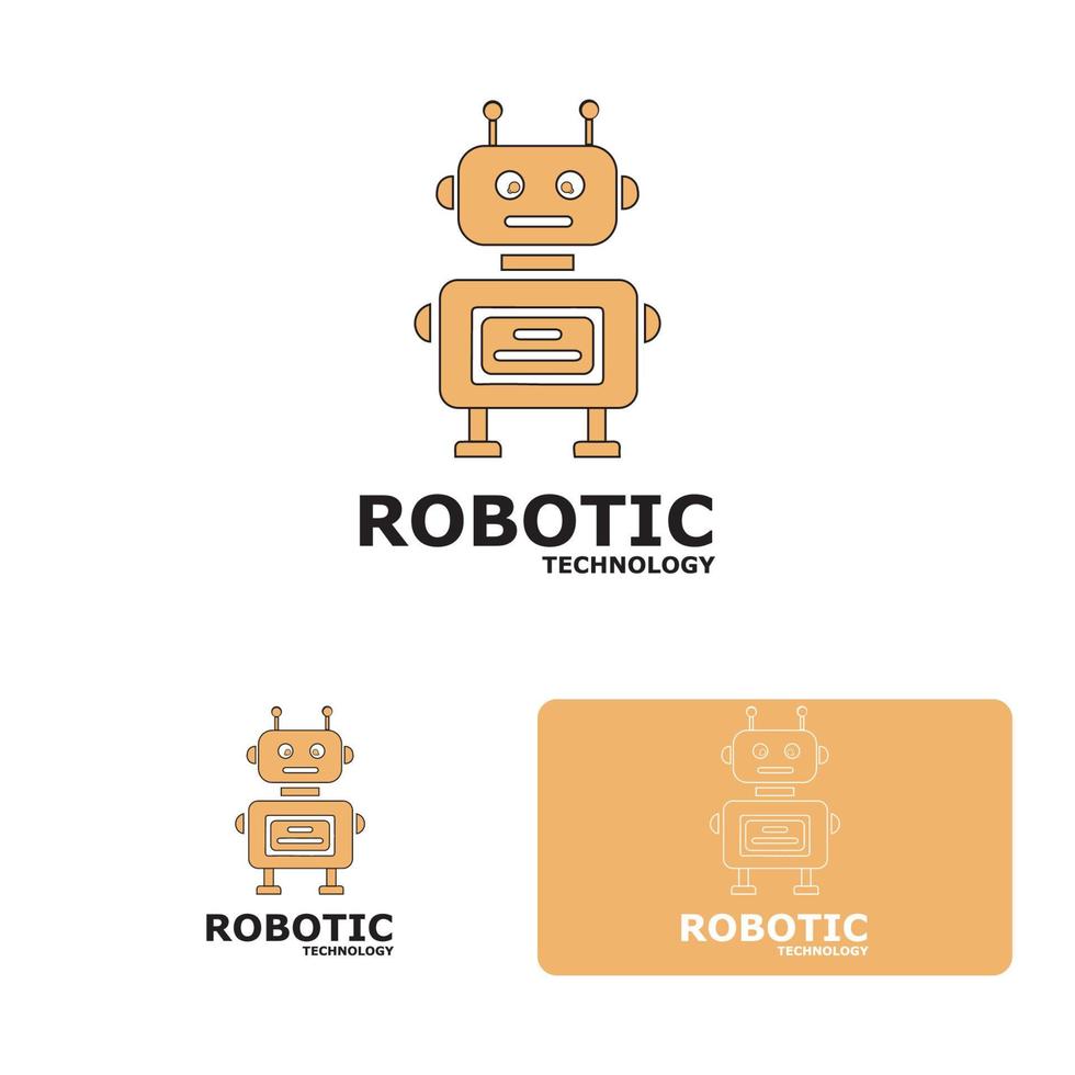 Robot icon vector