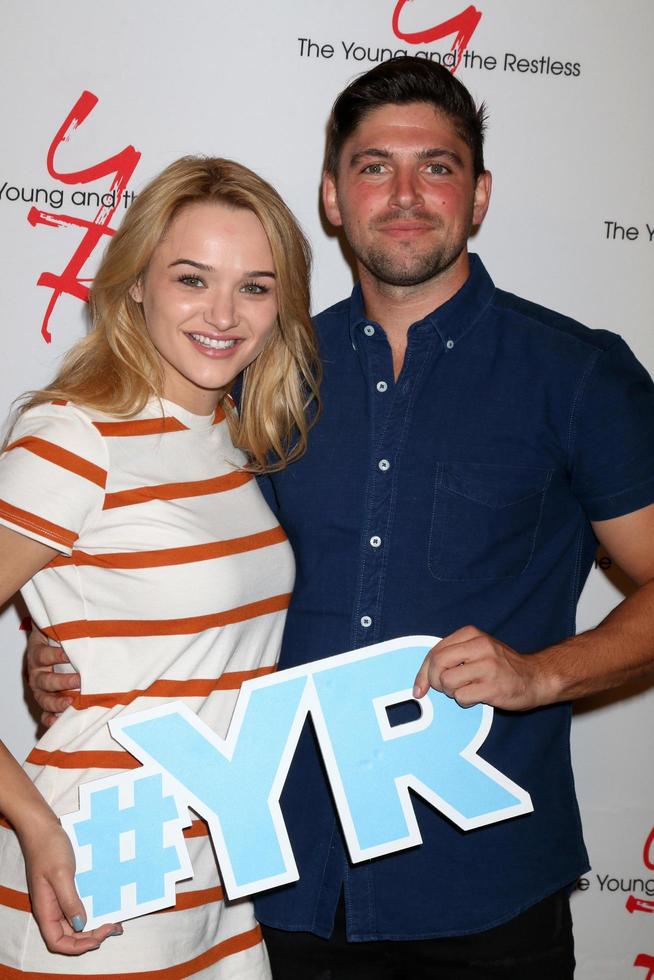 LOS ANGELES, SEP 8 - Hunter King, Robert Adamson at the Young and The Resltless 11,000 Show Celebration at the CBS Television City on September 8, 2016 in Los Angeles, CA photo