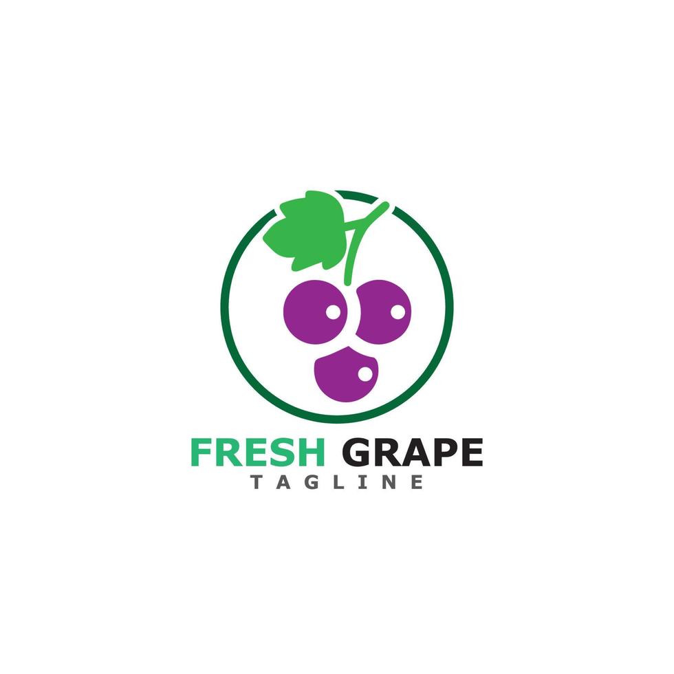 Grapes vector icon illustration design