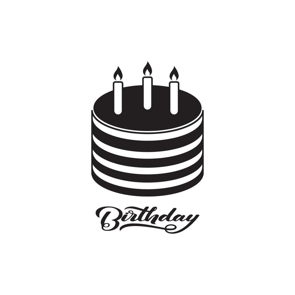 Cake sign icon vector illustration