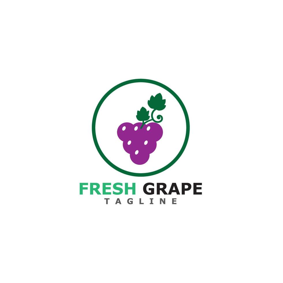 Grapes vector icon illustration design