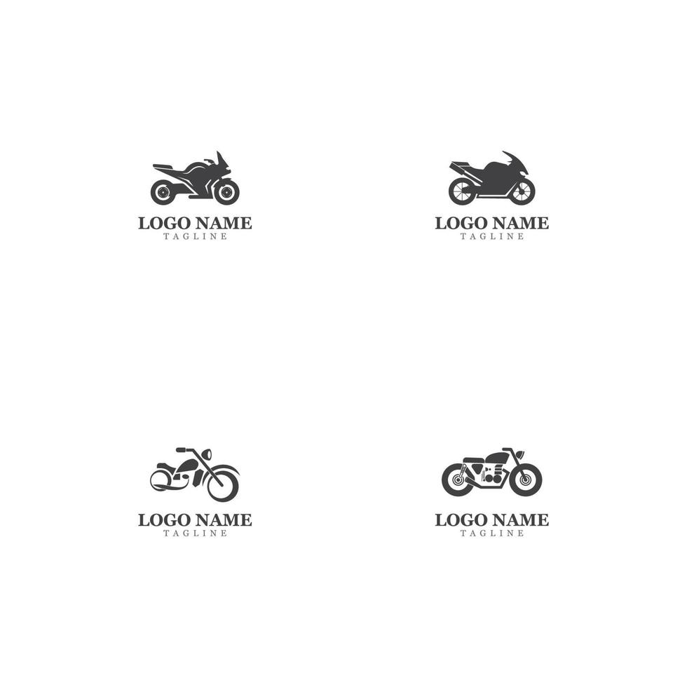 Motorcycle Icon Vector Design Template