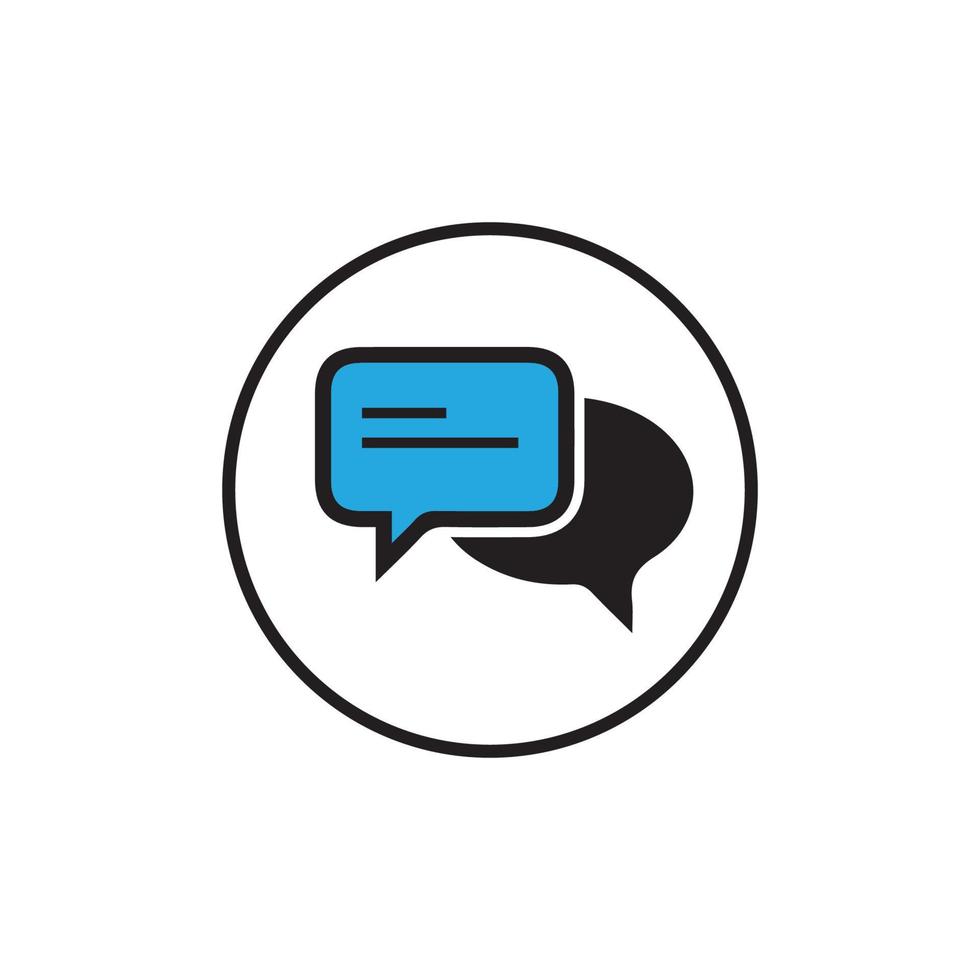 Speech bubble icon vector illustration