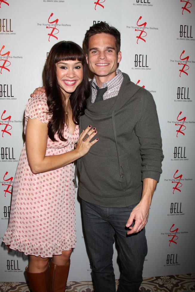 LOS ANGELES, MAR 16 - Diana DeGarmo, Greg Rikaart arrives at the Young and Restless 39th Anniversary Party hosted by the Bell Family at the Palihouse on March 16, 2012 in West Hollywood, CA photo