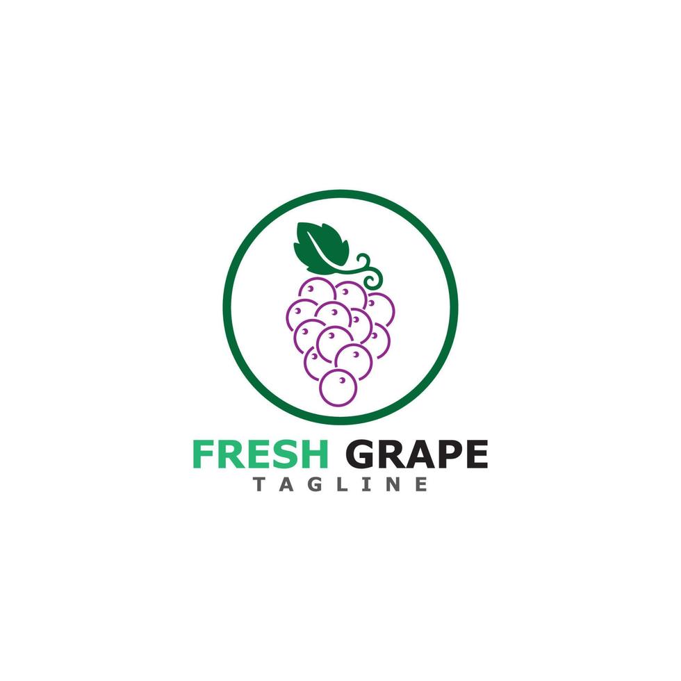 Grapes vector icon illustration design