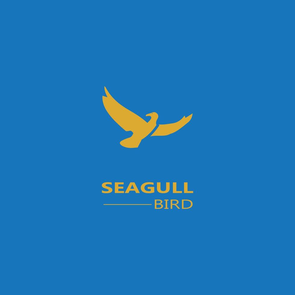 Seagull  Bird logo icon  vector designs