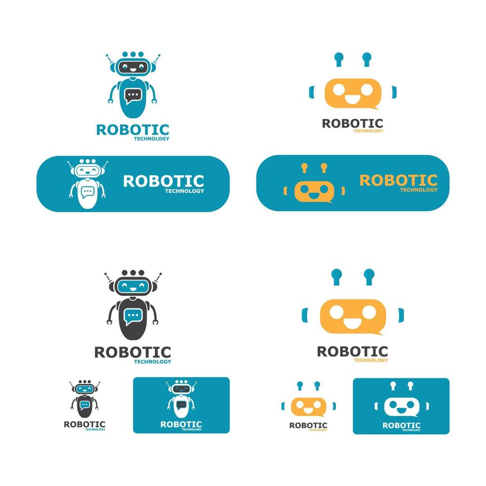 vector icono de robot