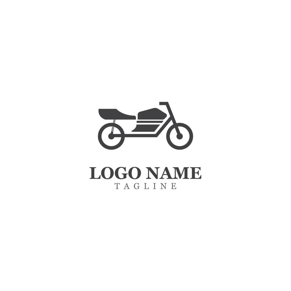 Motorcycle Icon Vector Design Template