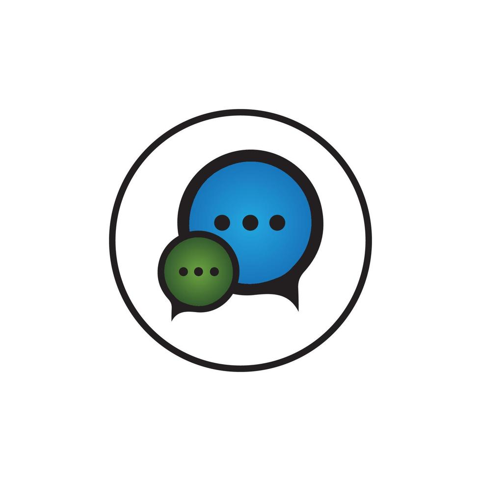 Speech bubble icon vector illustration