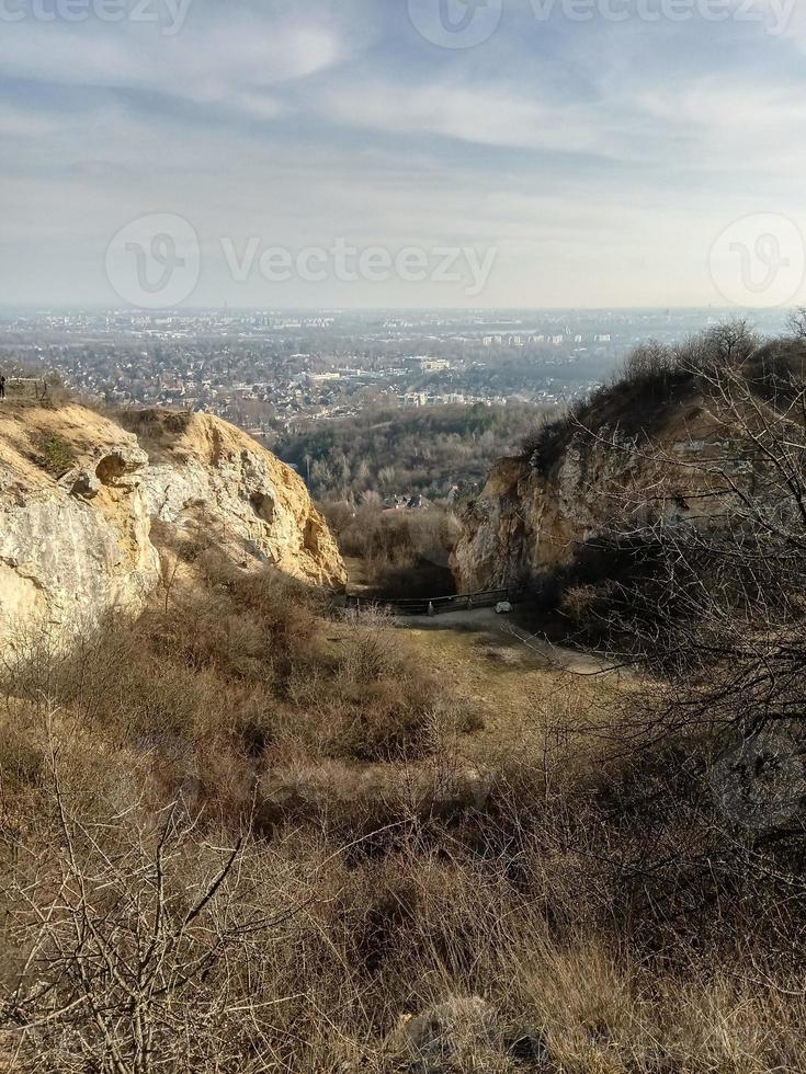 Fairy cliff view of Budapest photo