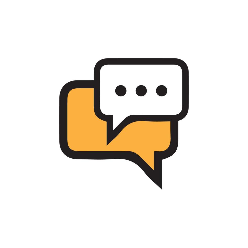 Speech bubble icon vector illustration