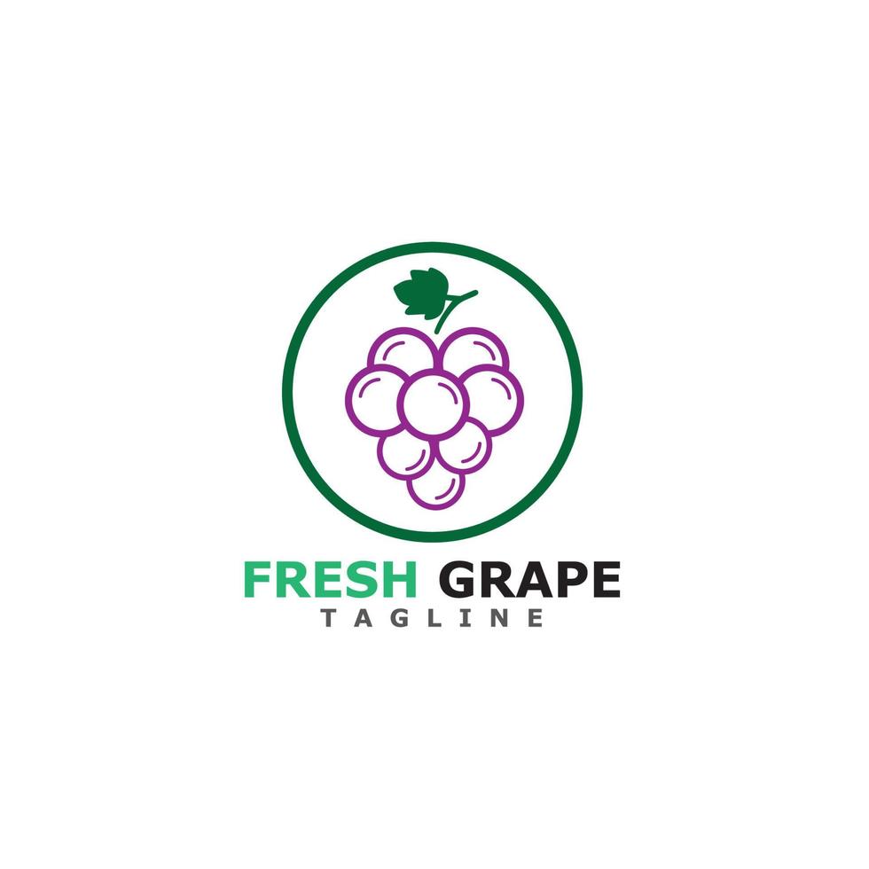 Grapes vector icon illustration design
