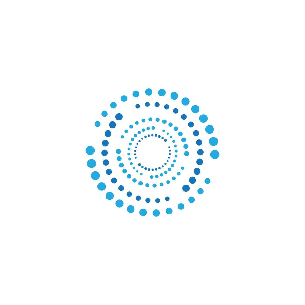 halftone circle dots vector illustration design