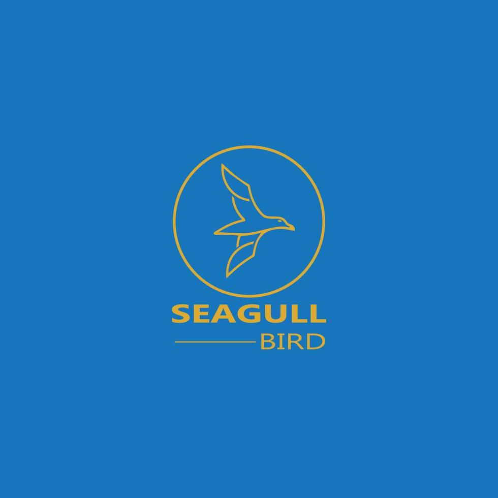 Seagull  Bird logo icon  vector designs