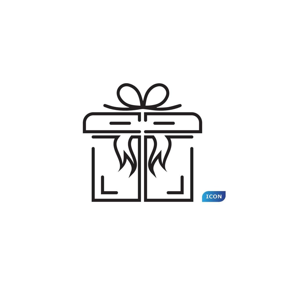 Gift Box Icon Vector